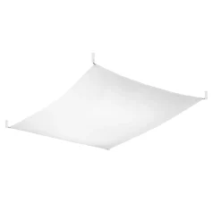 Sollux Lighting Plafondlampen Luna Wit Stof