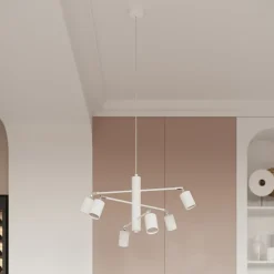 Sollux Lighting - Plafondlamp - Torim 4l Wit Led 4000k