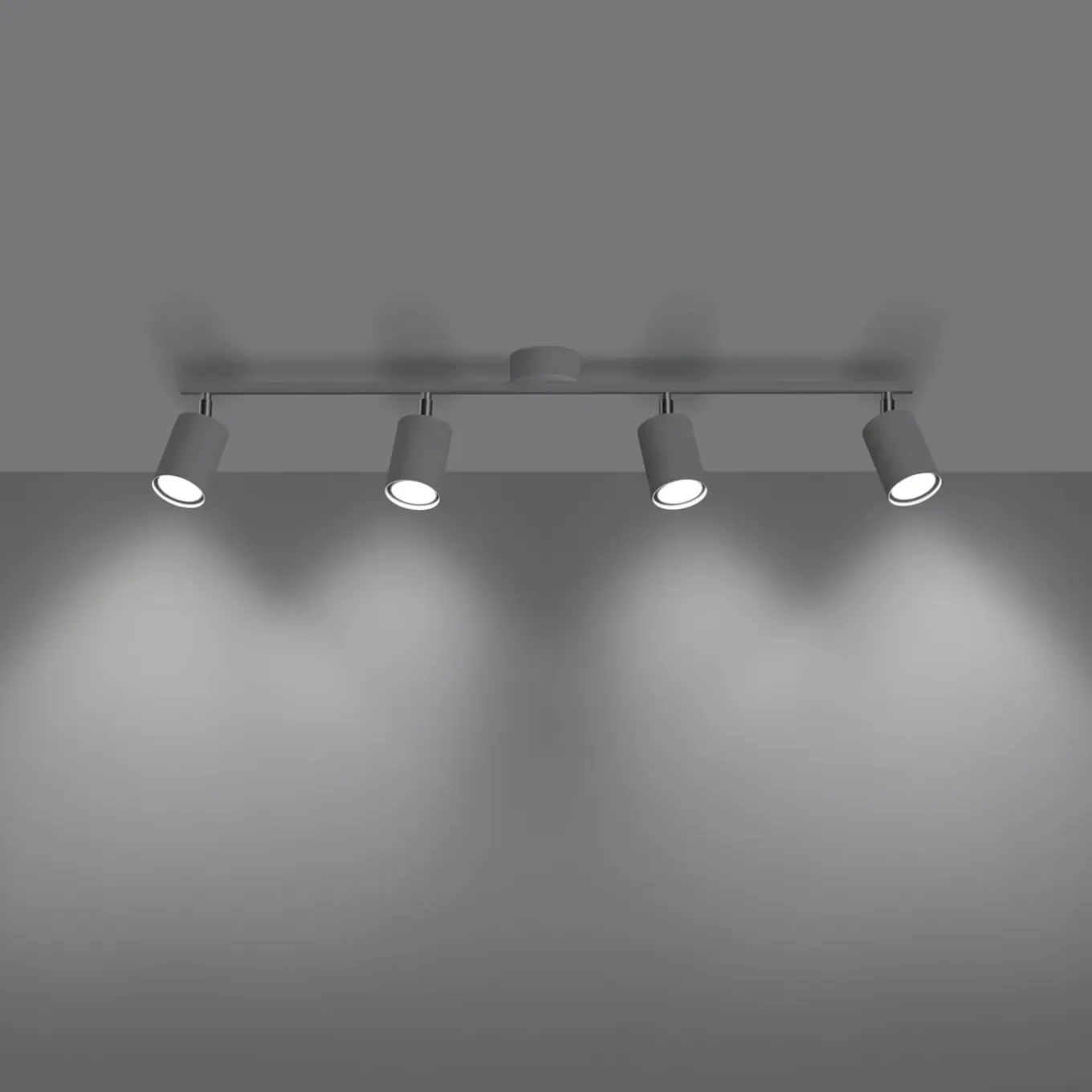 Sollux Lighting - Plafondlamp - Torim 4l Wit Led 4000k
