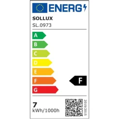 Sollux Lighting - Plafondlamp - Zezu 6 Eiken Led 4000k