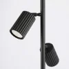 Sollux Lighting Vloerlampen Karbon Zwart Aluminium