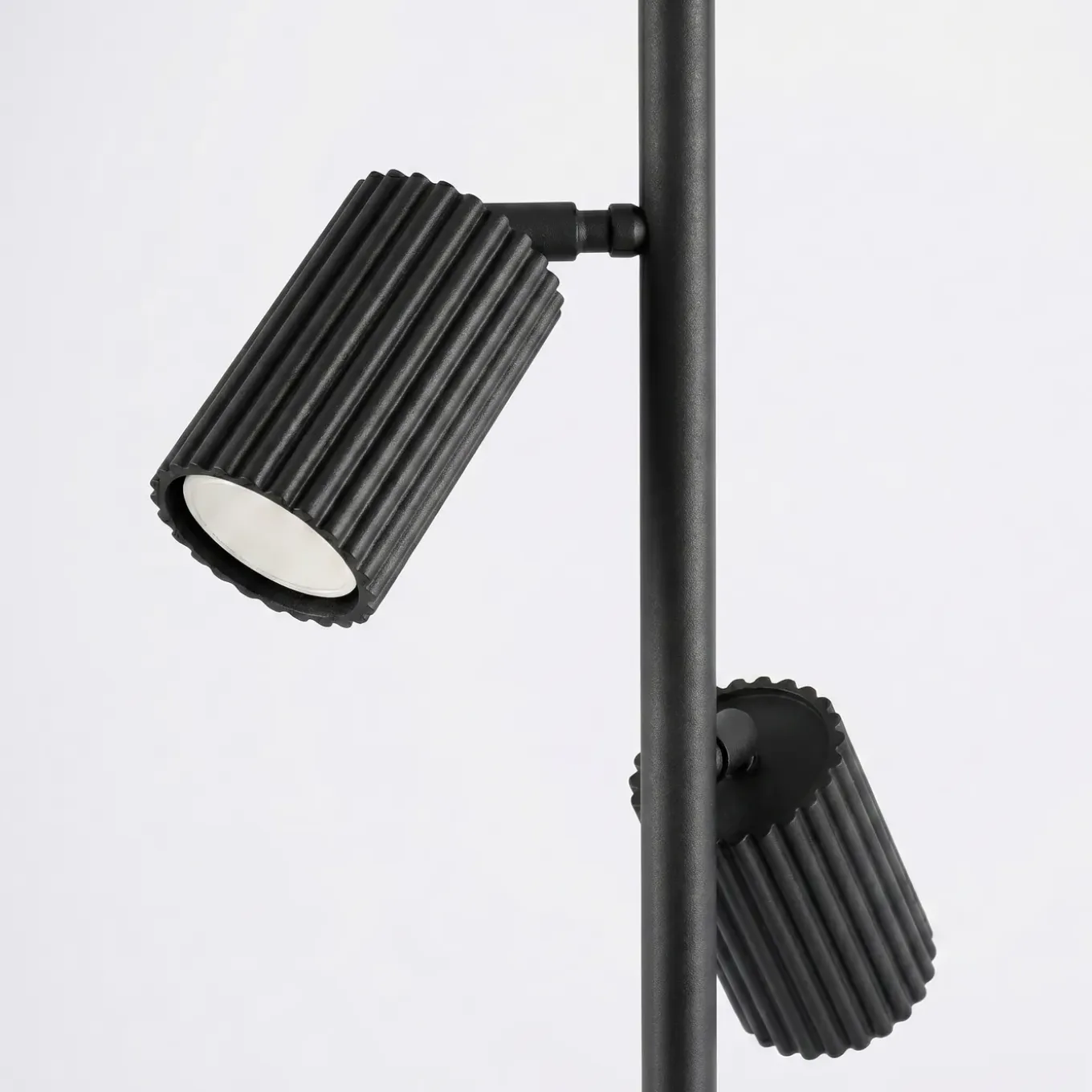 Sollux Lighting Vloerlampen Karbon Zwart Aluminium