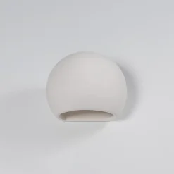 Sollux Lighting Wandlampen Globe Wit Keramiek