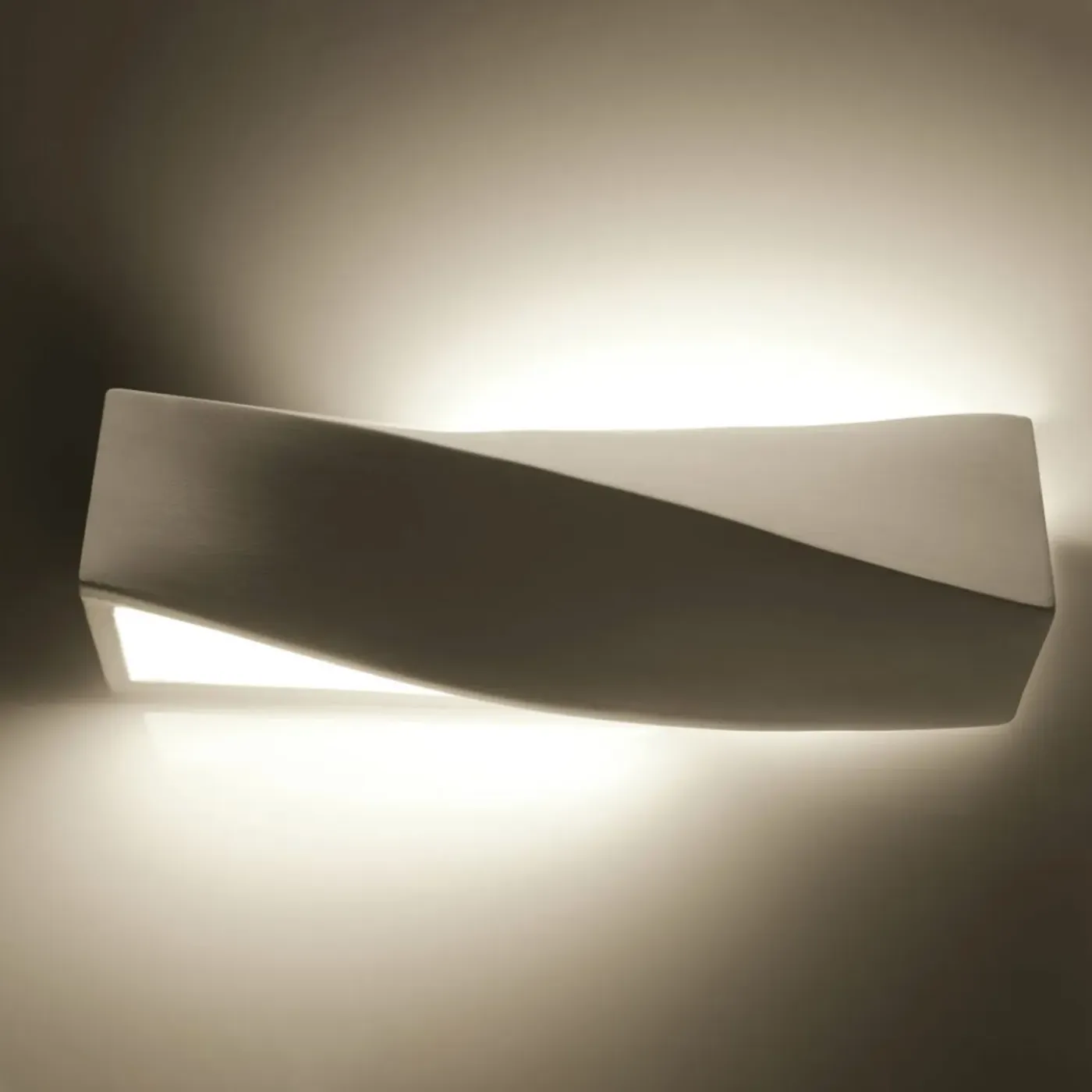 Sollux Lighting Wandlampen Sigma Wit Keramiek/glas