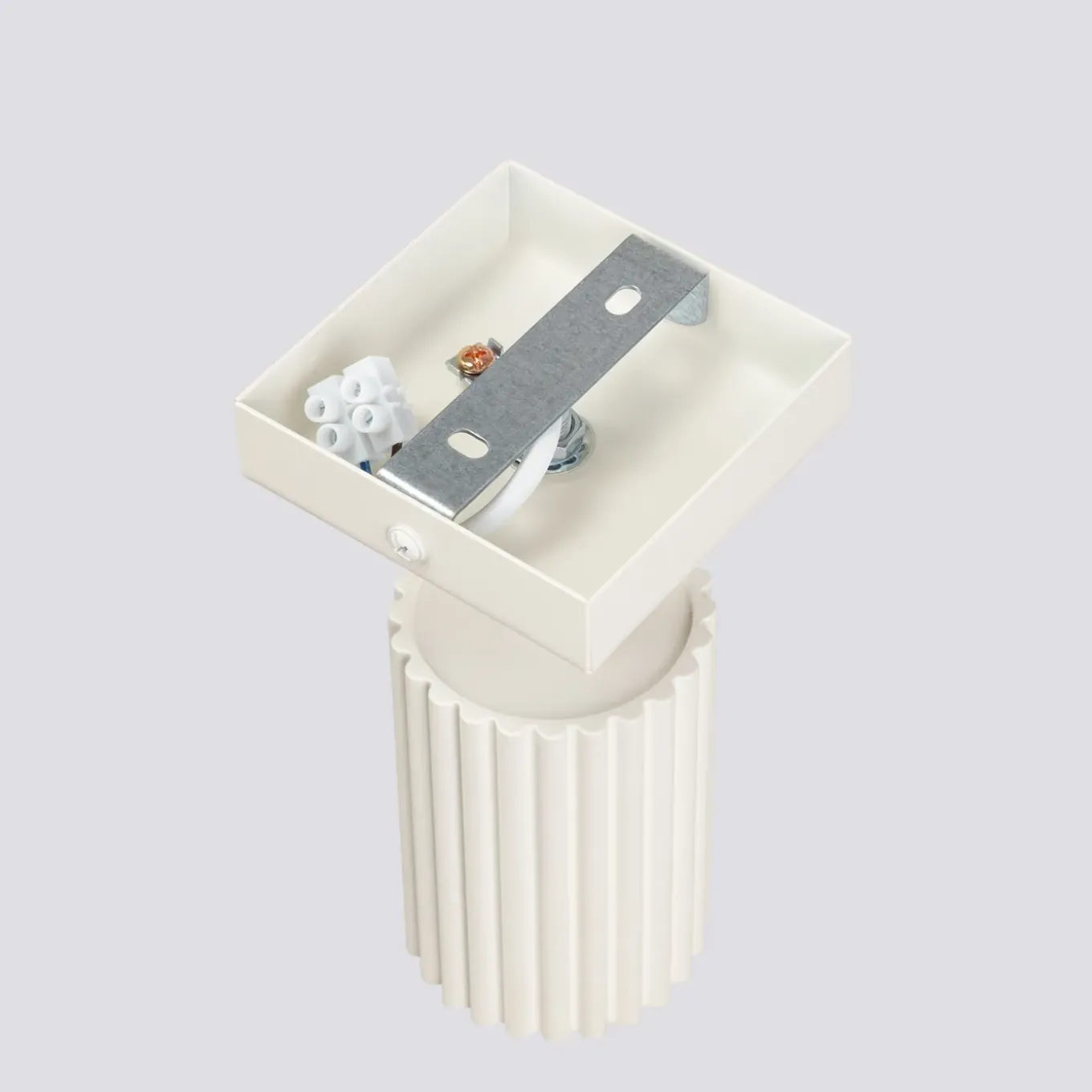 Sollux Lighting Wandlamp Karbon Beige Aluminium