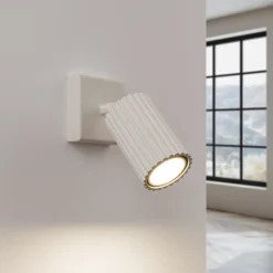 Sollux Lighting Wandlamp Karbon Beige Aluminium