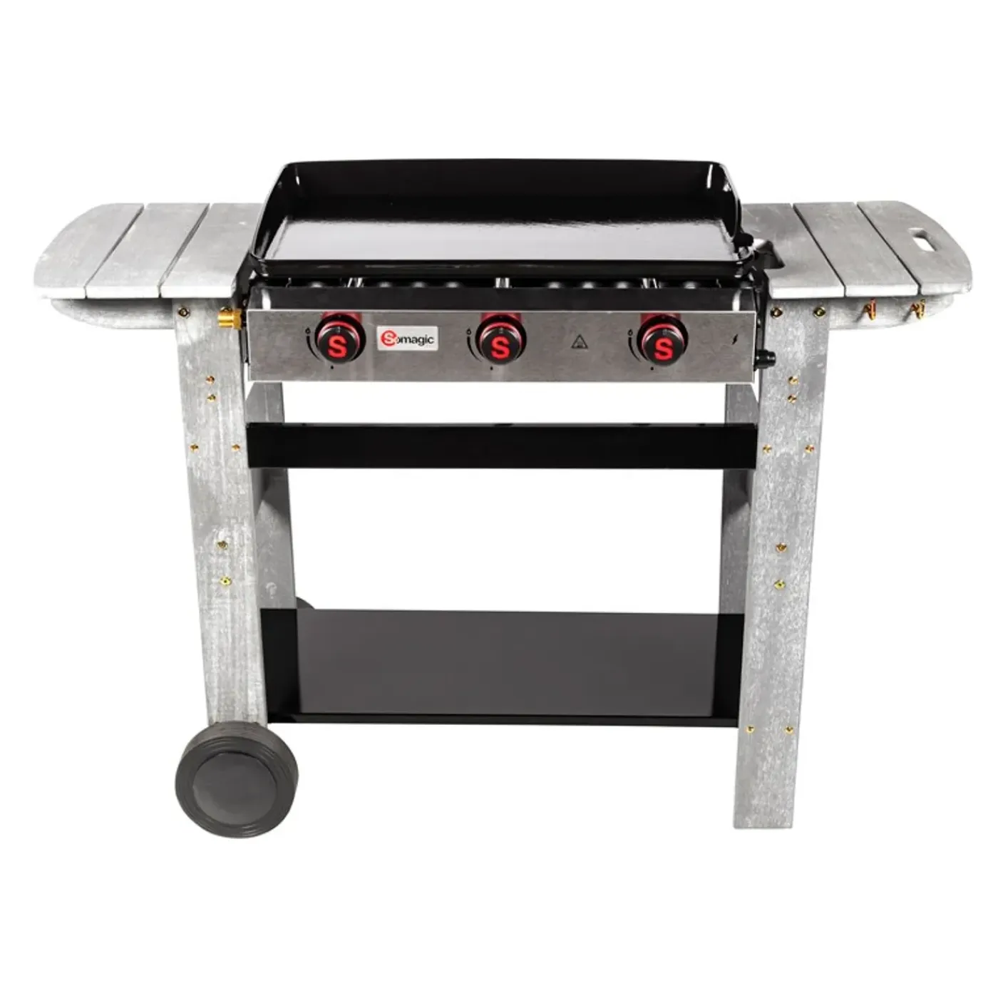 SOMAGIC Bakplaat San Sebaastian 3 Branders 8kw