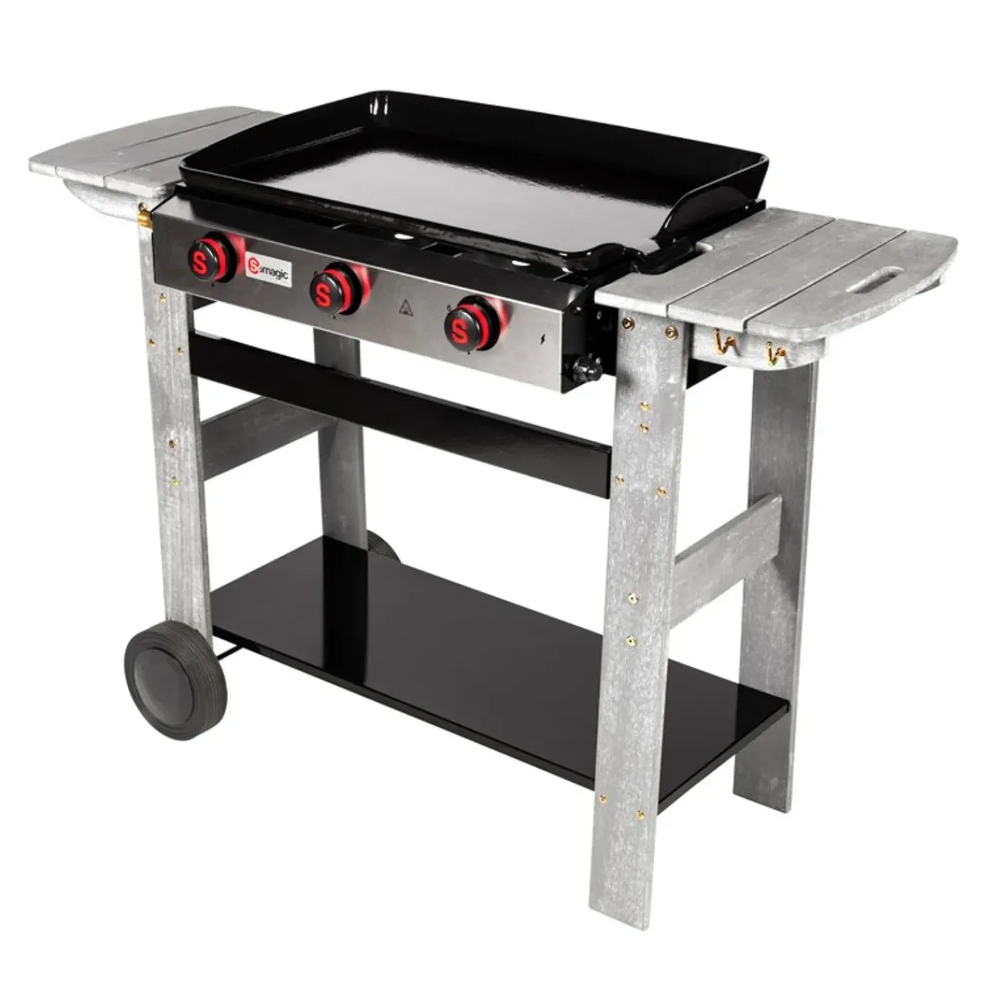 SOMAGIC Bakplaat San Sebaastian 3 Branders 8kw
