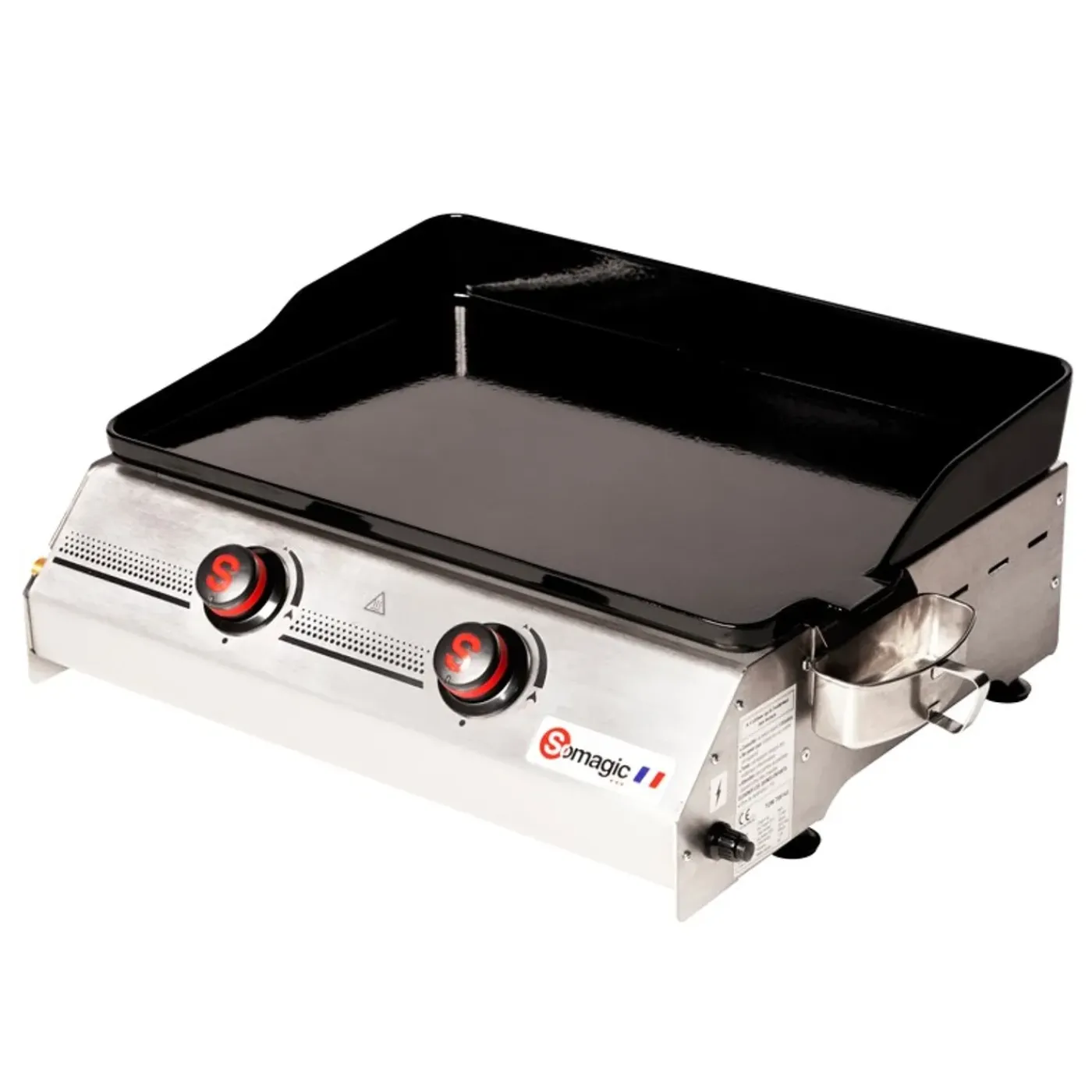 SOMAGIC Gas Bakplaat So Premium 2 Branders 7kw