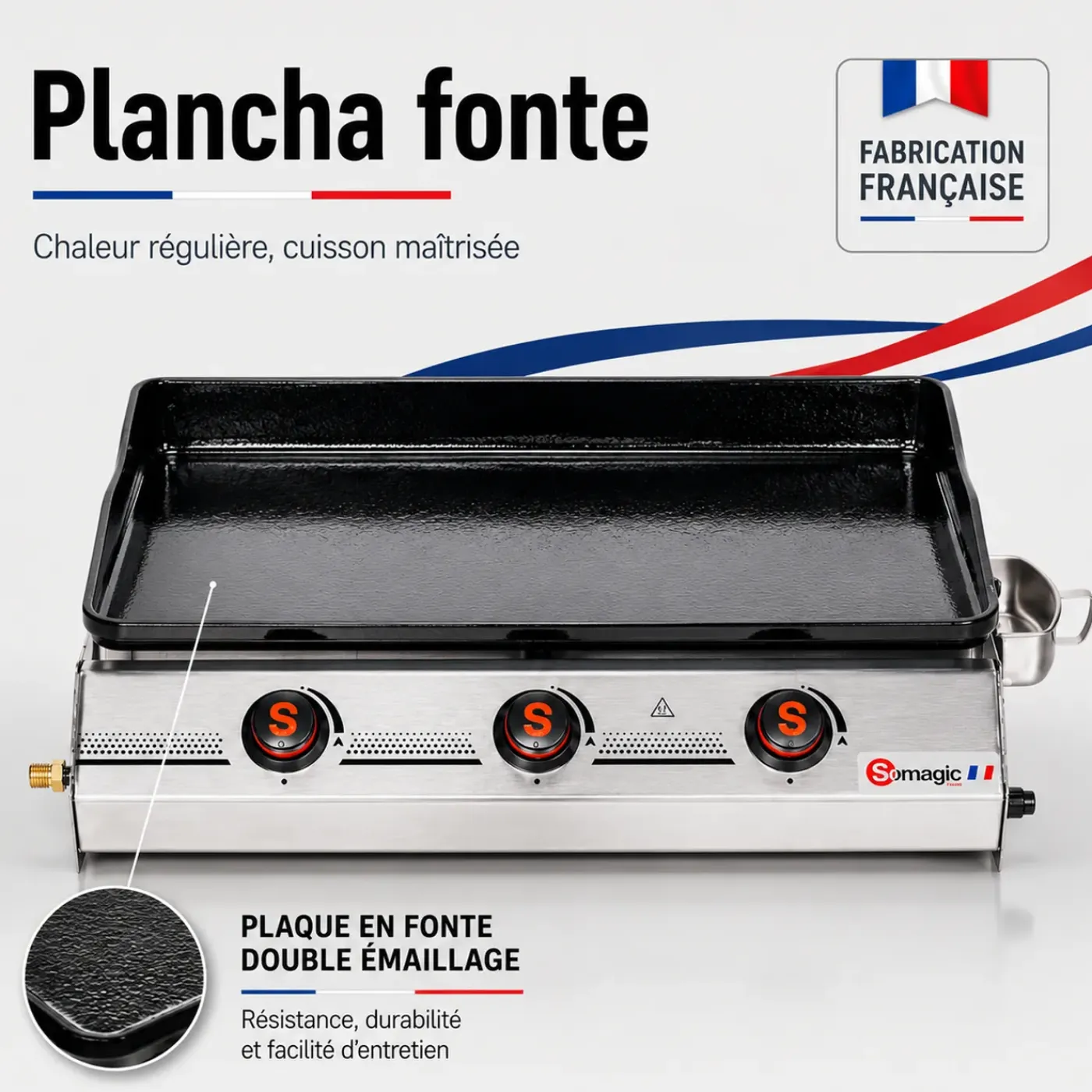 SOMAGIC Plancha 3 Branders