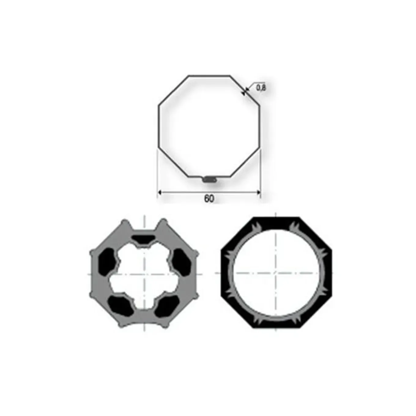 Somfy – Vervangkit Voor Bedrade Rolluikmotor Lt50 – Diam.50 Mm – 8 Nm – Ref. 1035193