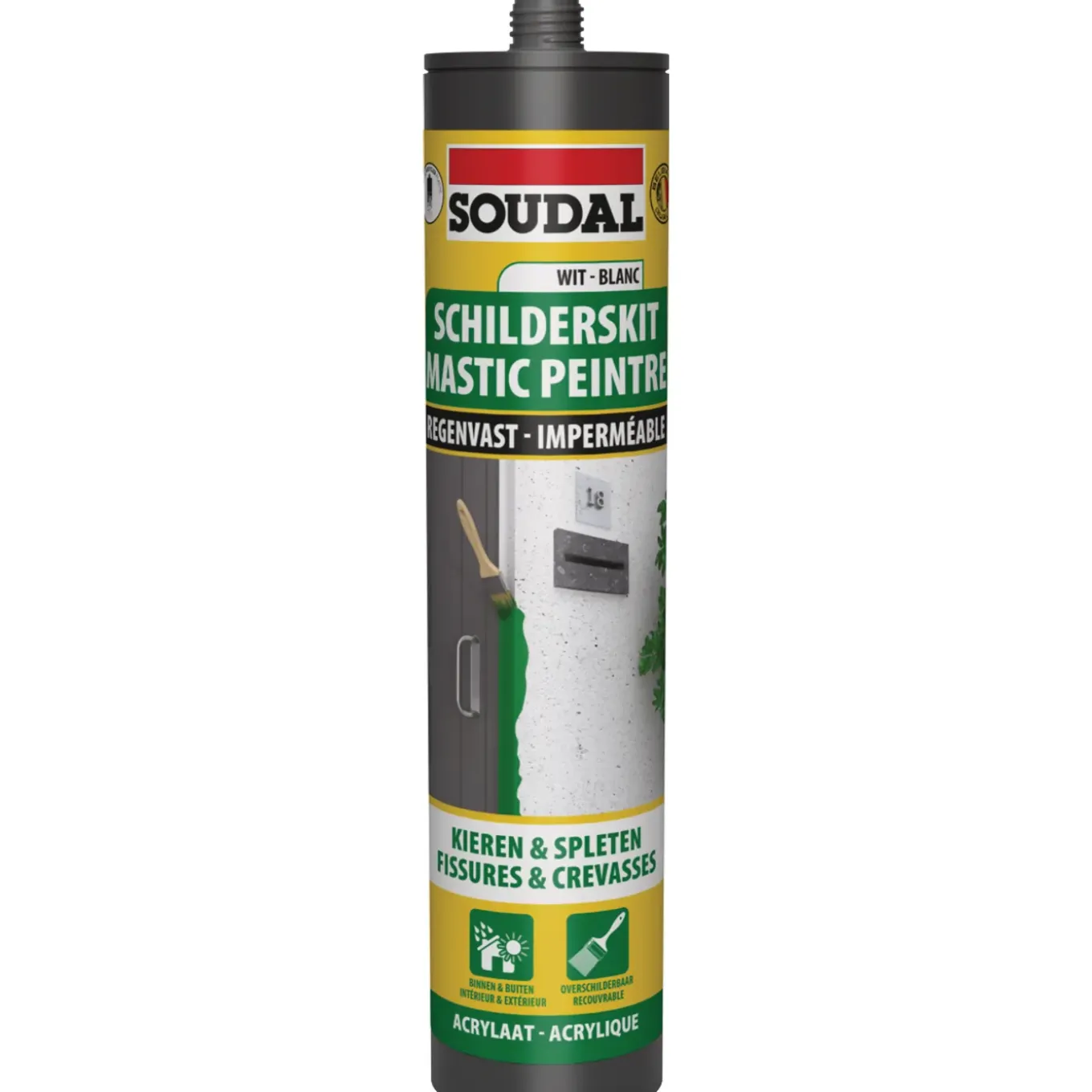 Soudal afdichtingskit anti-tocht wit 310ml