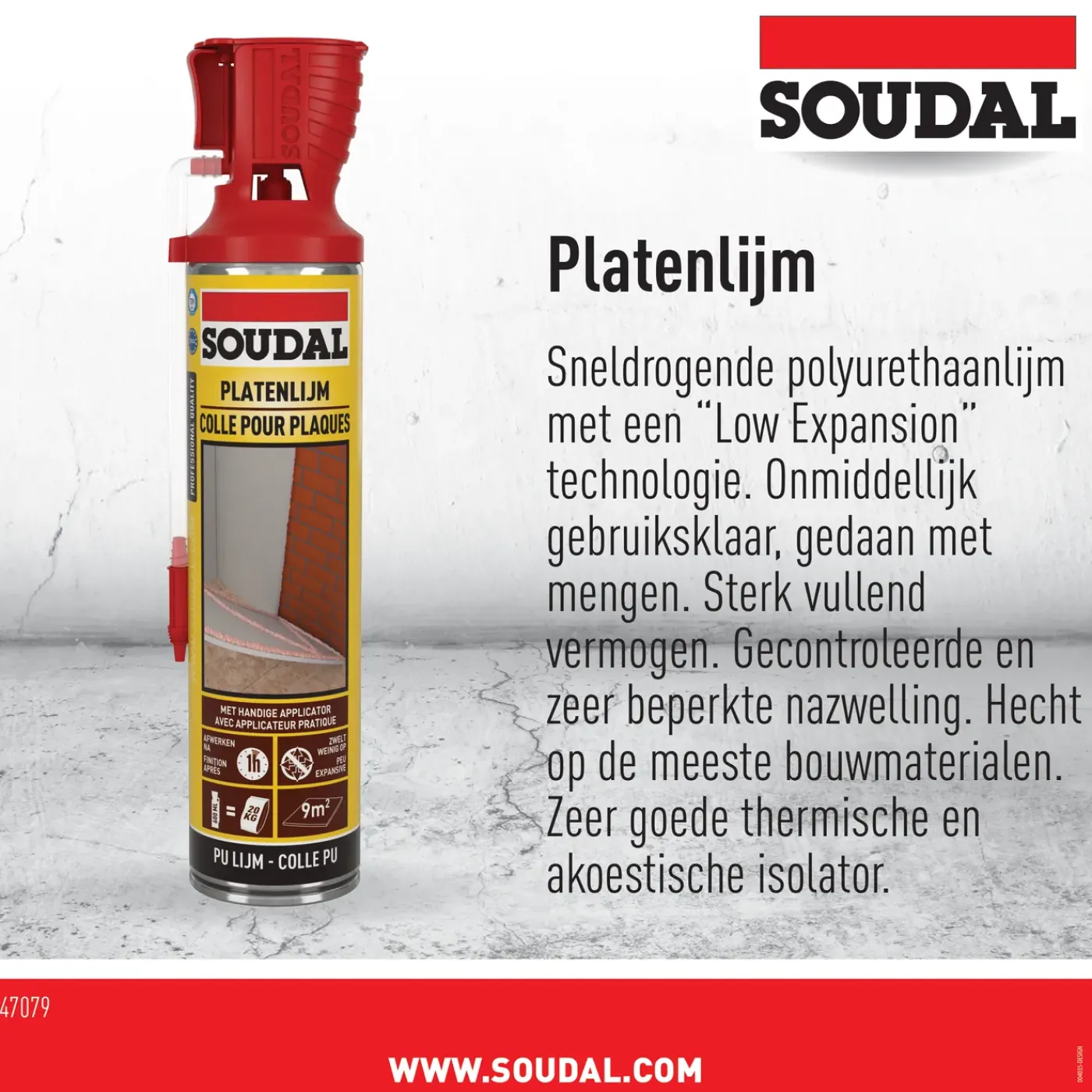 Soudal Genius PU Schuim Low Expansion - Oranje - 600ml