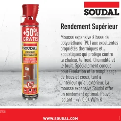 Soudal isolatieschuim Genius Promo 500ml + 250ml