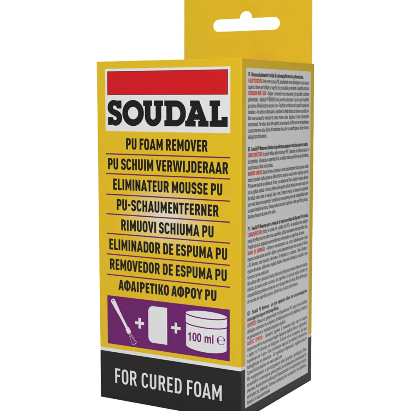 Soudal PU schuim verwijderaar 100ml