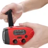 Soundlogic Noodradio Op Zonne-energie Met Powerbank 2000 Mah En Led-zaklamp - Rood