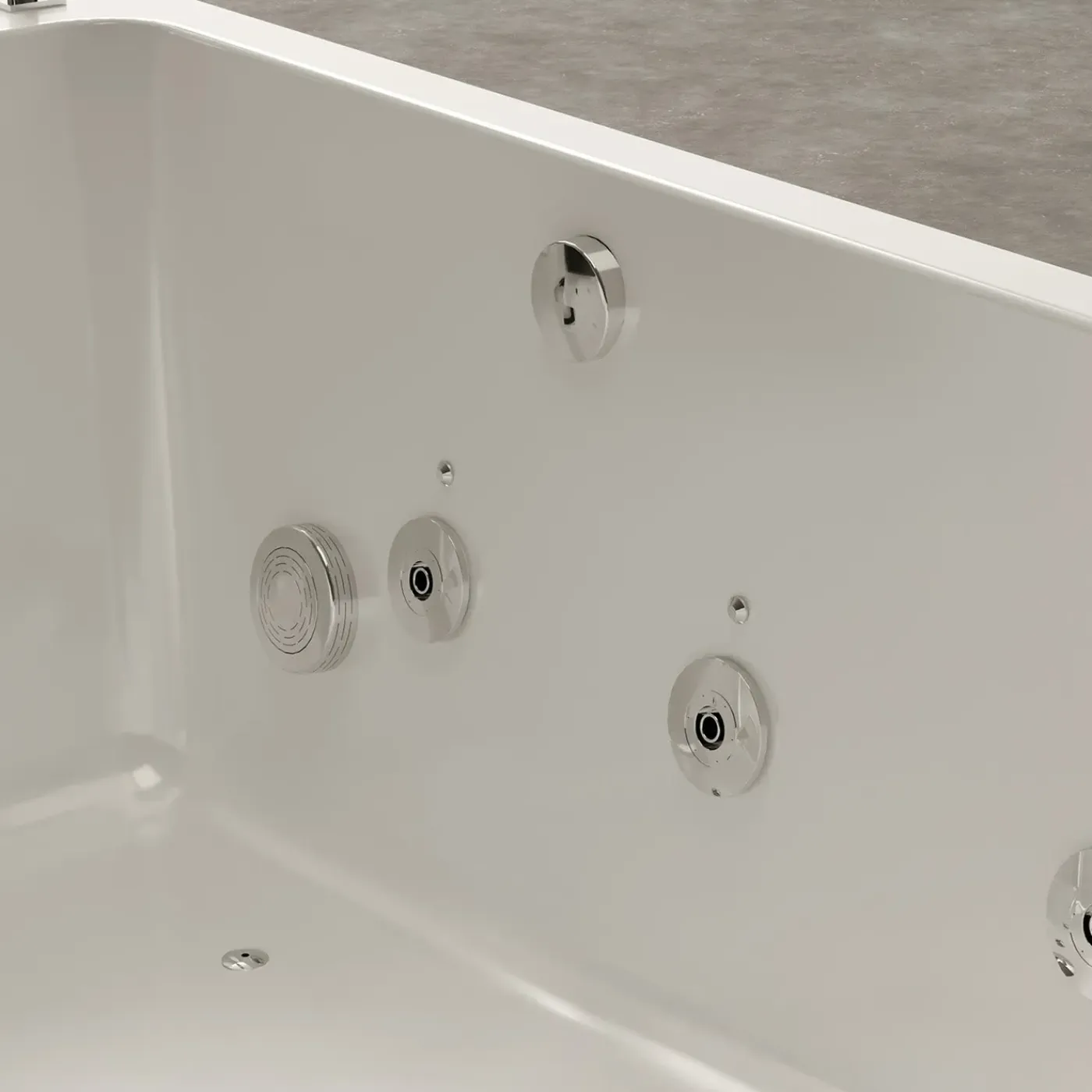 Spalina Paris SPALINA - BRAVA DUO Whirlpool bad 2 persoons L. 170 x l. 100 cm
