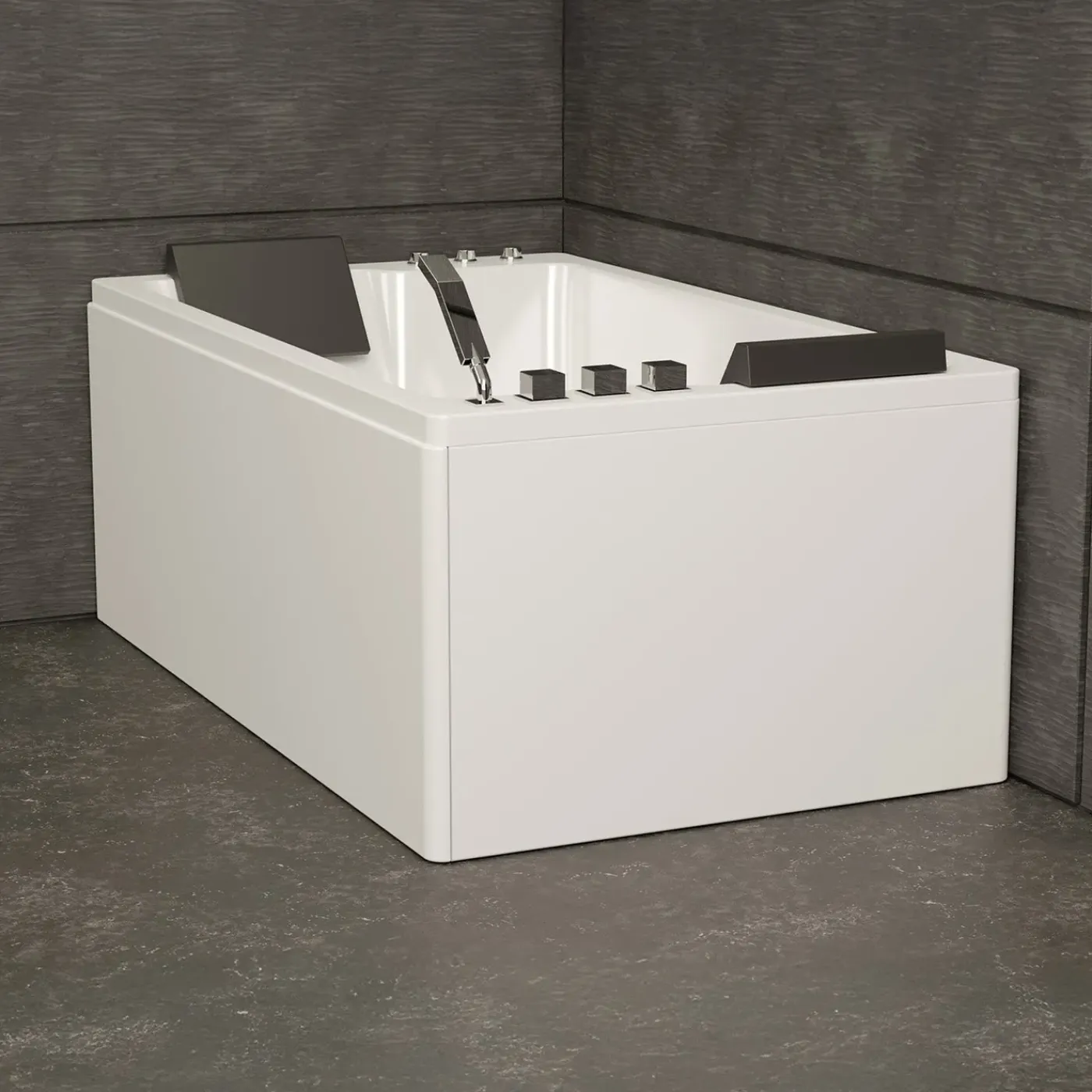 Spalina Paris SPALINA - BRAVA DUO Whirlpool bad 2 persoons L. 170 x l. 100 cm