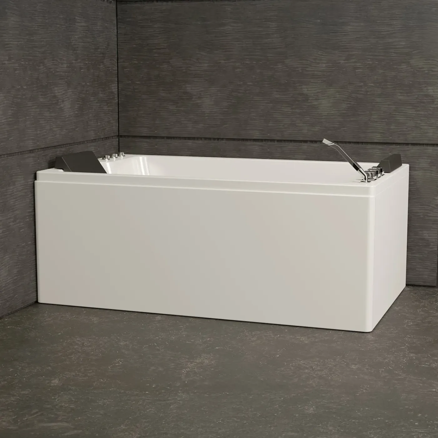 Spalina Paris SPALINA - BRAVA DUO Whirlpool bad 2 persoons L. 170 x l. 100 cm