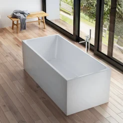 Spalina Paris Spalina - Vrijstaand Bad - Arko 170 Blanche 170 X75 X58 Cm - Wit