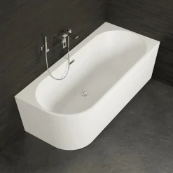 Spalina Paris Spalina - Vrijstaand Bad - Capri 170 Droite Blanche 170 X76 X58 Cm - Wit
