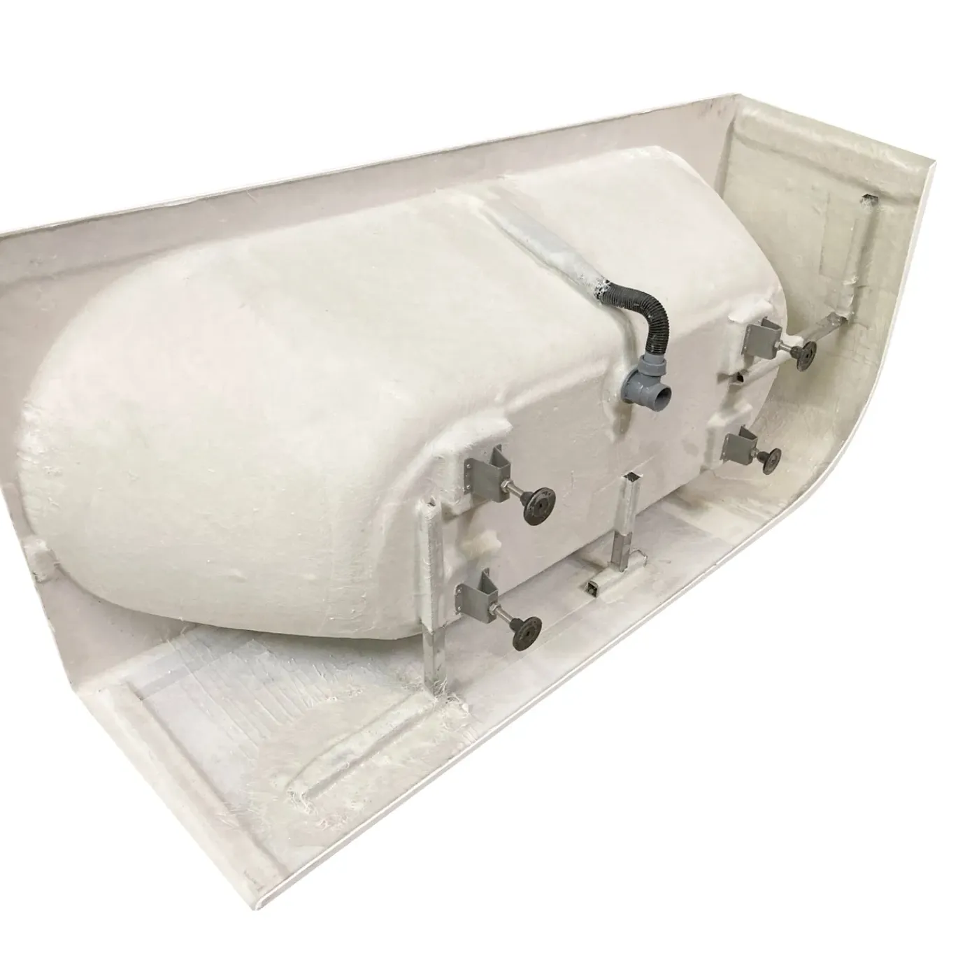 Spalina Paris Spalina - Vrijstaand Bad - Capri 170 Droite Blanche 170 X76 X58 Cm - Wit