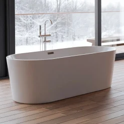 Spalina Paris Spalina - Vrijstaand Bad - Jade 170 Blanche 170 X80 X58 Cm - Wit