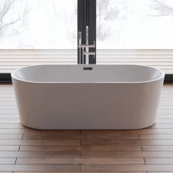 Spalina Paris Spalina - Vrijstaand Bad - Jade 170 Blanche 170 X80 X58 Cm - Wit
