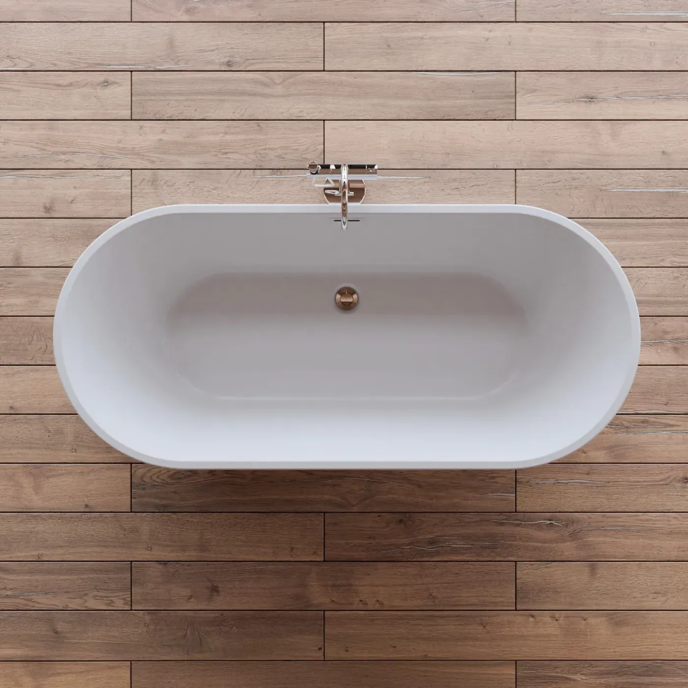 Spalina Paris Spalina - Vrijstaand Bad - Jade 170 Blanche 170 X80 X58 Cm - Wit