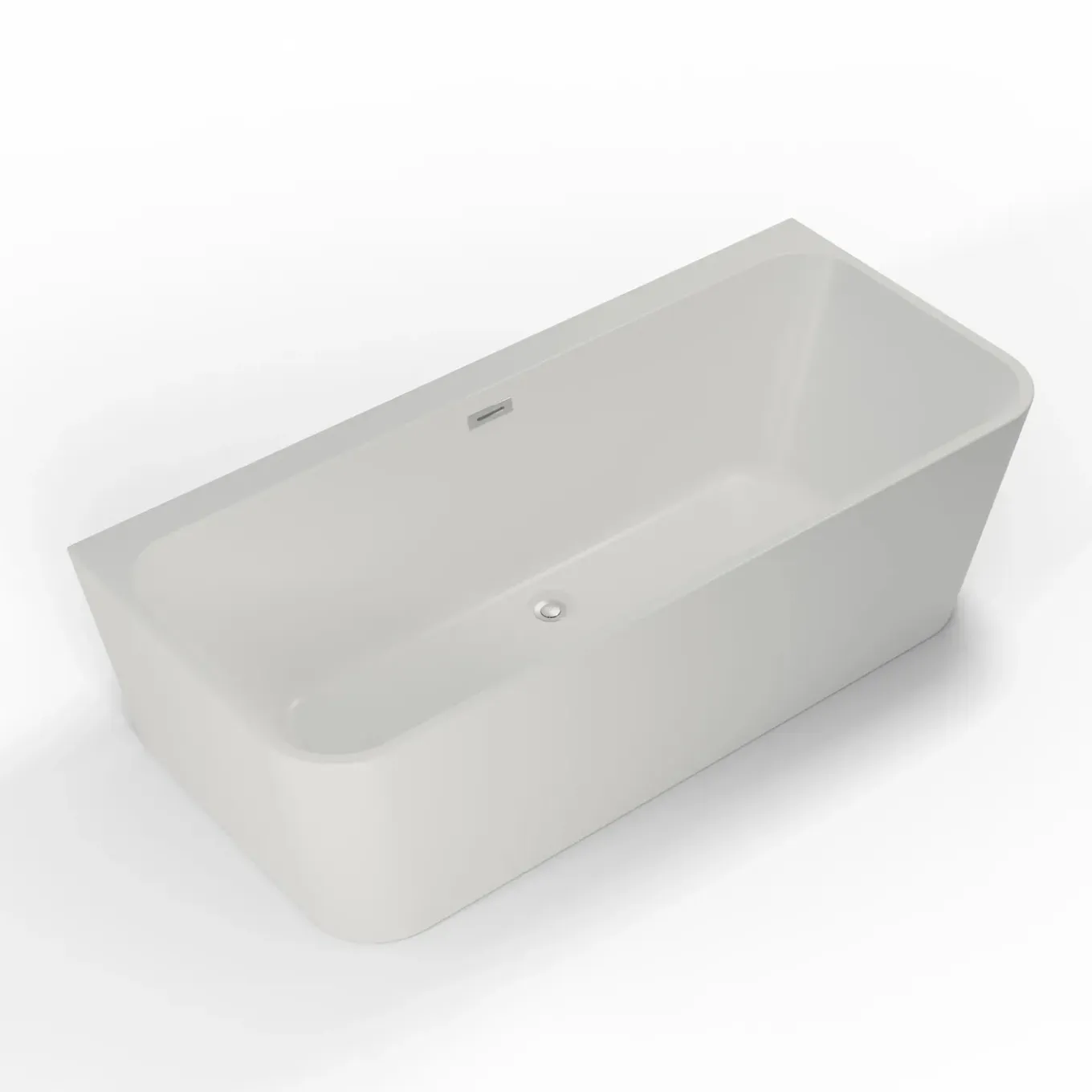 Spalina - Vrijstaand Bad - Mint 170 Blanche 170 X81 X57 Cm - Wit