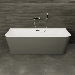 Spalina Paris Spalina - Vrijstaand Bad - Mint 170 Grise 170 X81 X57 Cm - Grijs