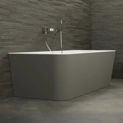 Spalina Paris Spalina - Vrijstaand Bad - Mint 170 Grise 170 X81 X57 Cm - Grijs
