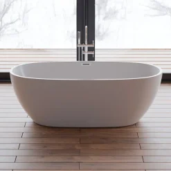 Spalina - Vrijstaand Bad - Samba 170 Blanche 170 X79 X58 Cm - Blanche