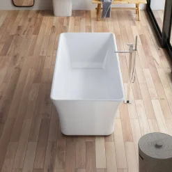 Spalina Paris Spalina - Vrijstaand Bad - Sorrow 170 Blanche 170 X75 X58 Cm - Wit
