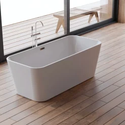 Spalina Paris Spalina - Vrijstaand Bad - Stellar 170 Blanche 170 X75 X56 Cm - Wit