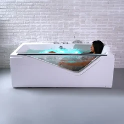Spalina - Whirlpool Bad - Indra Wave 170 X80 X63 Cm - Wit