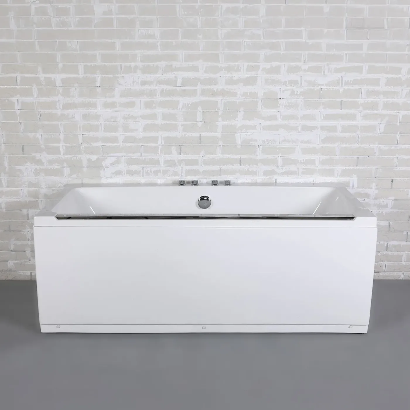 Spalina Paris Spalina - Whirlpool Bad - Maya Wave 170 X80 X63 Cm - Wit