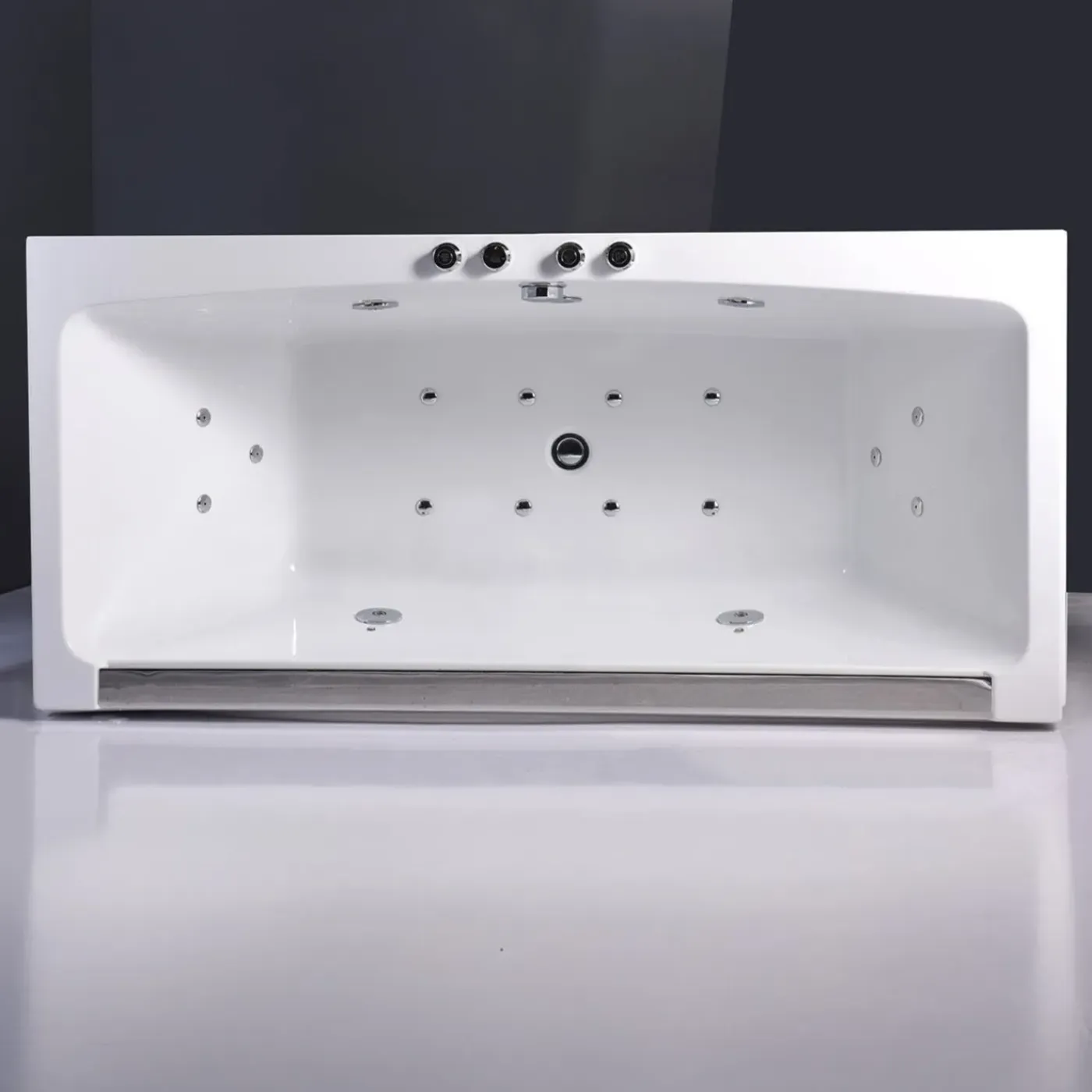 Spalina Paris Spalina - Whirlpool Bad - Maya Wave 170 X80 X63 Cm - Wit