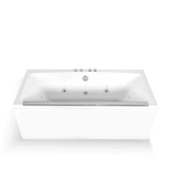 Spalina Paris Spalina - Whirlpool Bad - Maya Wave 170 X80 X63 Cm - Wit