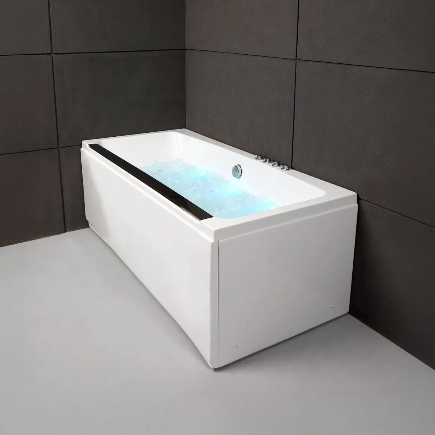 Spalina Paris Spalina - Whirlpool Bad - Maya Wave 170 X80 X63 Cm - Wit