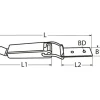 Spansluiting - Aantreksluiting - Afsluitbaar - 114x27 - Rvs 304 - 1 stuks