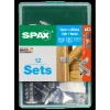 Spax montageset voor schuttingdelen RVS 12 sets