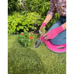 Spear & Jackson Kniemat - gewatteerd - Kniebeschermer - Tuinbescherming - roze