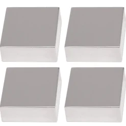 Spiegelklemmen chroom 4 stuks