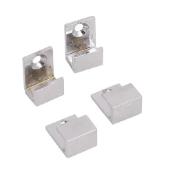 Overig Spiegelklemmen U-vorm zilver 4 stuks