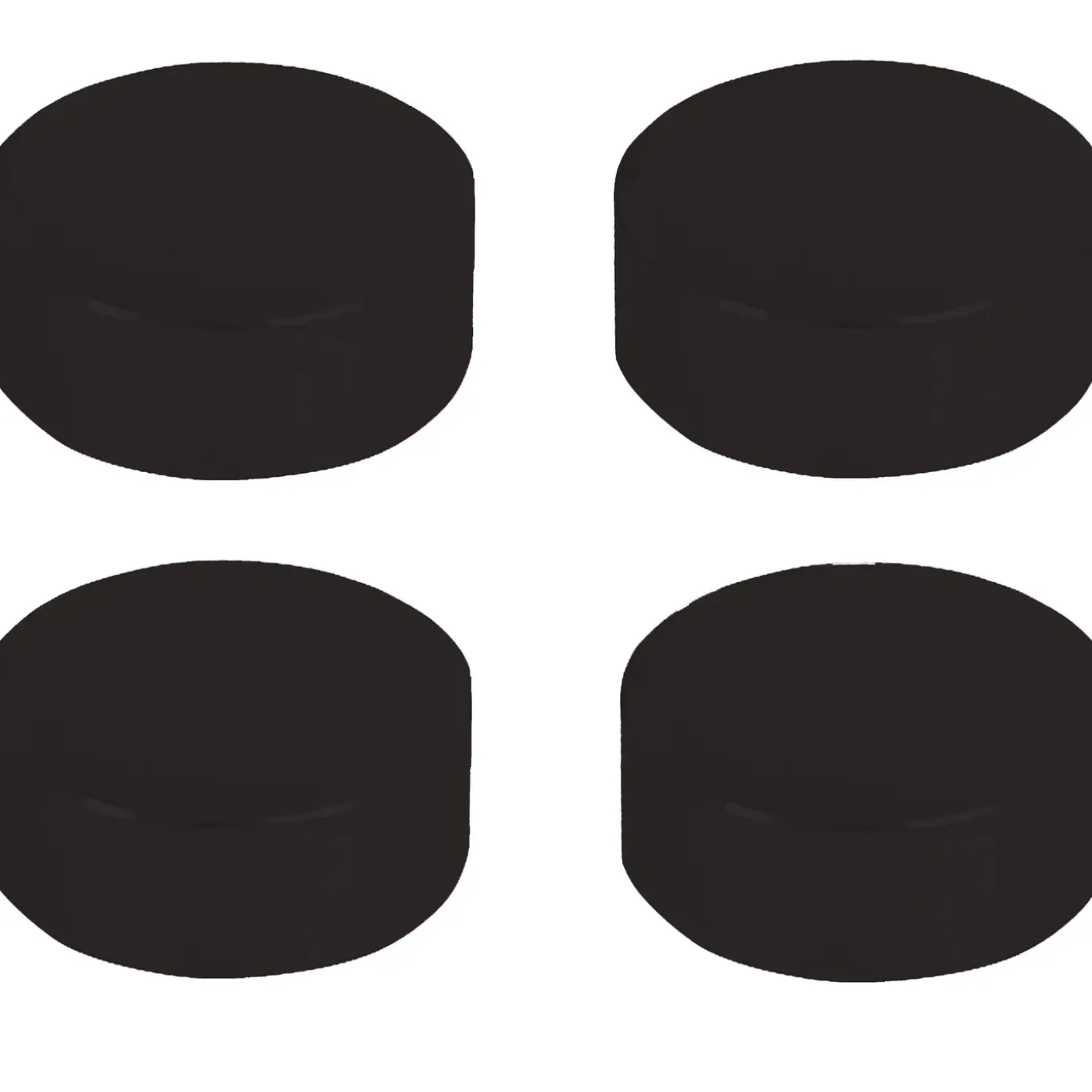 Spiegelklemmen zwart 4 stuks
