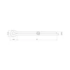 Sencys splitpen 2x32mm per 50 gegalvaniseerd