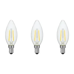 SPL Led Lamp E14 - 2w 150lm 2500k - Warm Wit Licht - Vervangt 18w - Dimbaar - Ra93 - 3 Stuks