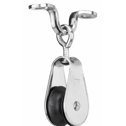 KPE Holland Sprenger enkele katrol met draaibaar oog – RVS – 10 mm