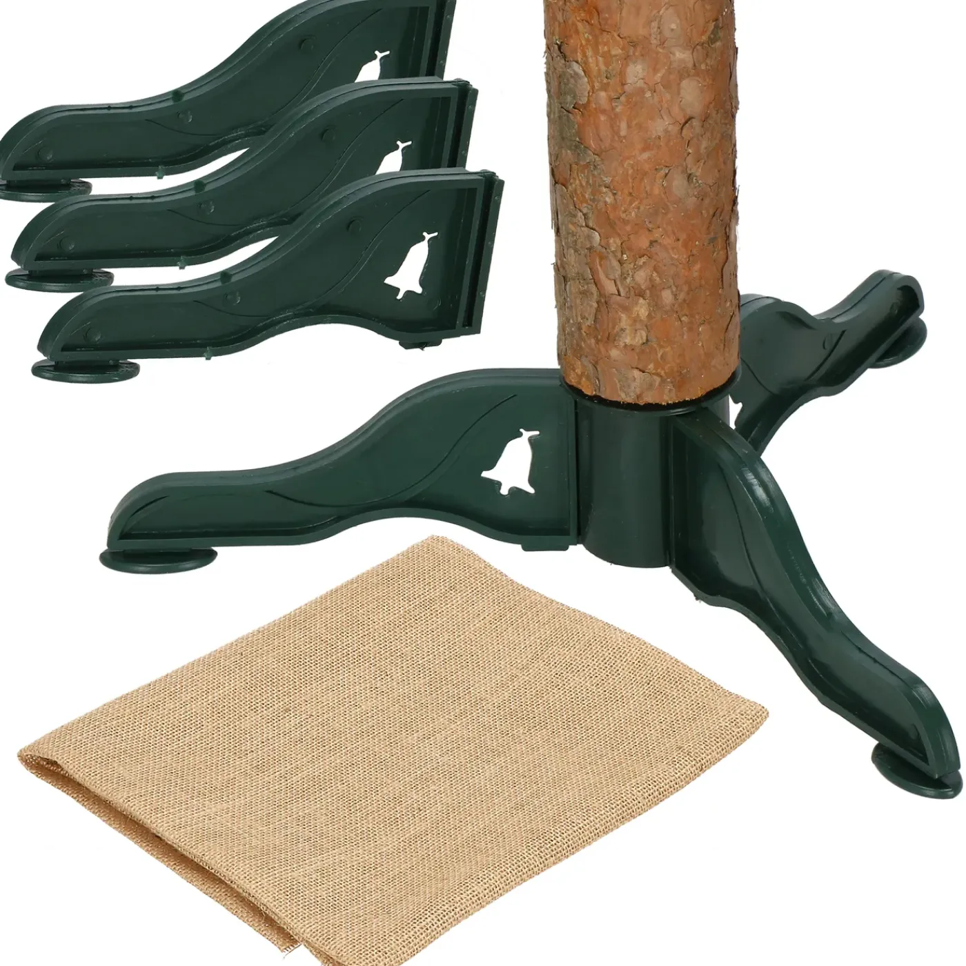 Springos Kunstkerstboom | Diamond Pine Op Stam | 180 cm | Zonder Verlichting